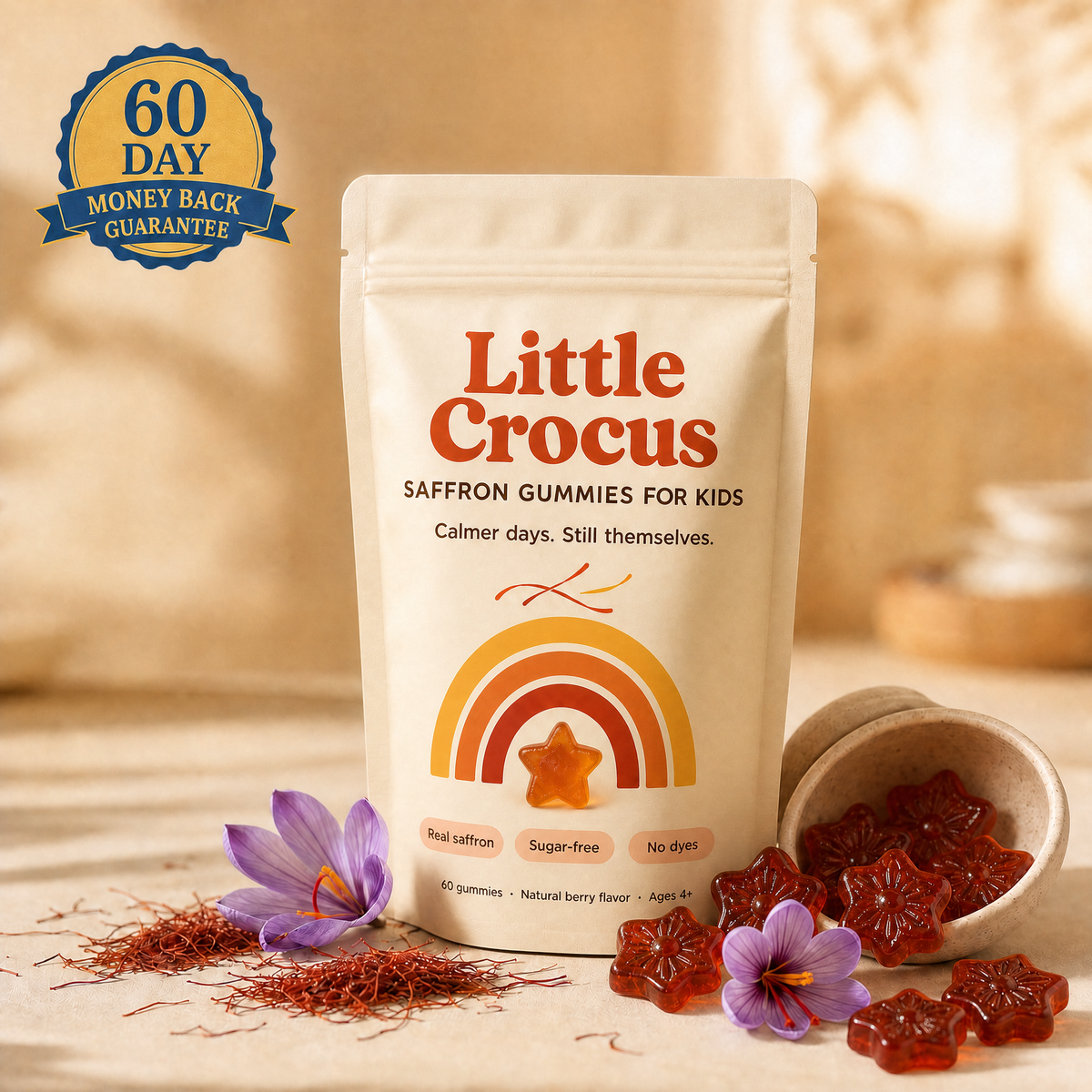 Little Crocus saffron gummies